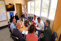 برگزاری جلسه کمیته بین بخشی مراسم گرامیداشت سی و پنجمین سالگرد ارتحال حضرت امام خمینی (ره) در شبکه بهداشت اسلامشهر